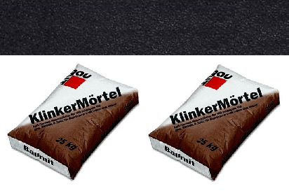 Кладочная смесь для клинкерного кирпича Klinkermoertel чорный ТМ Баумит