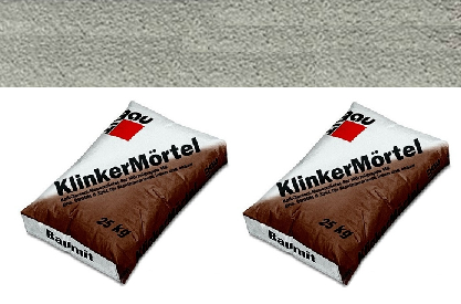 Кладочная смесь для клинкерного кирпича Klinkermoertel светло-серый ТМ Баумит