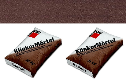 Кладочная смесь для клинкерного кирпича Klinkermoertel коричневый ТМ Баумит