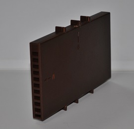 Вентиляционная коробочка ЭОС, коричневая